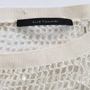 Elie Tahari Tops Elie Tahari Collection Sleeveless Beaded Silk